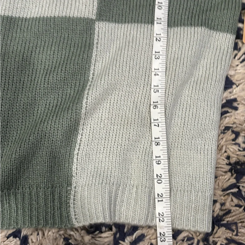 NWT ✨ Bixby Nomad Moss Sage Colorblock Crewneck Sweater